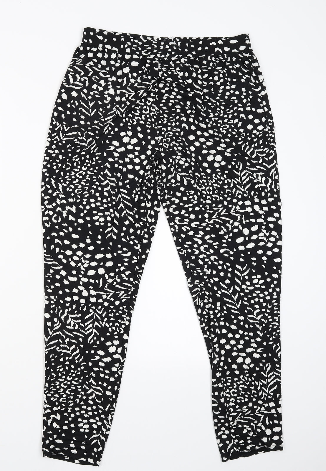 George Womens Black   Jogger Trousers Size 12 L26 in