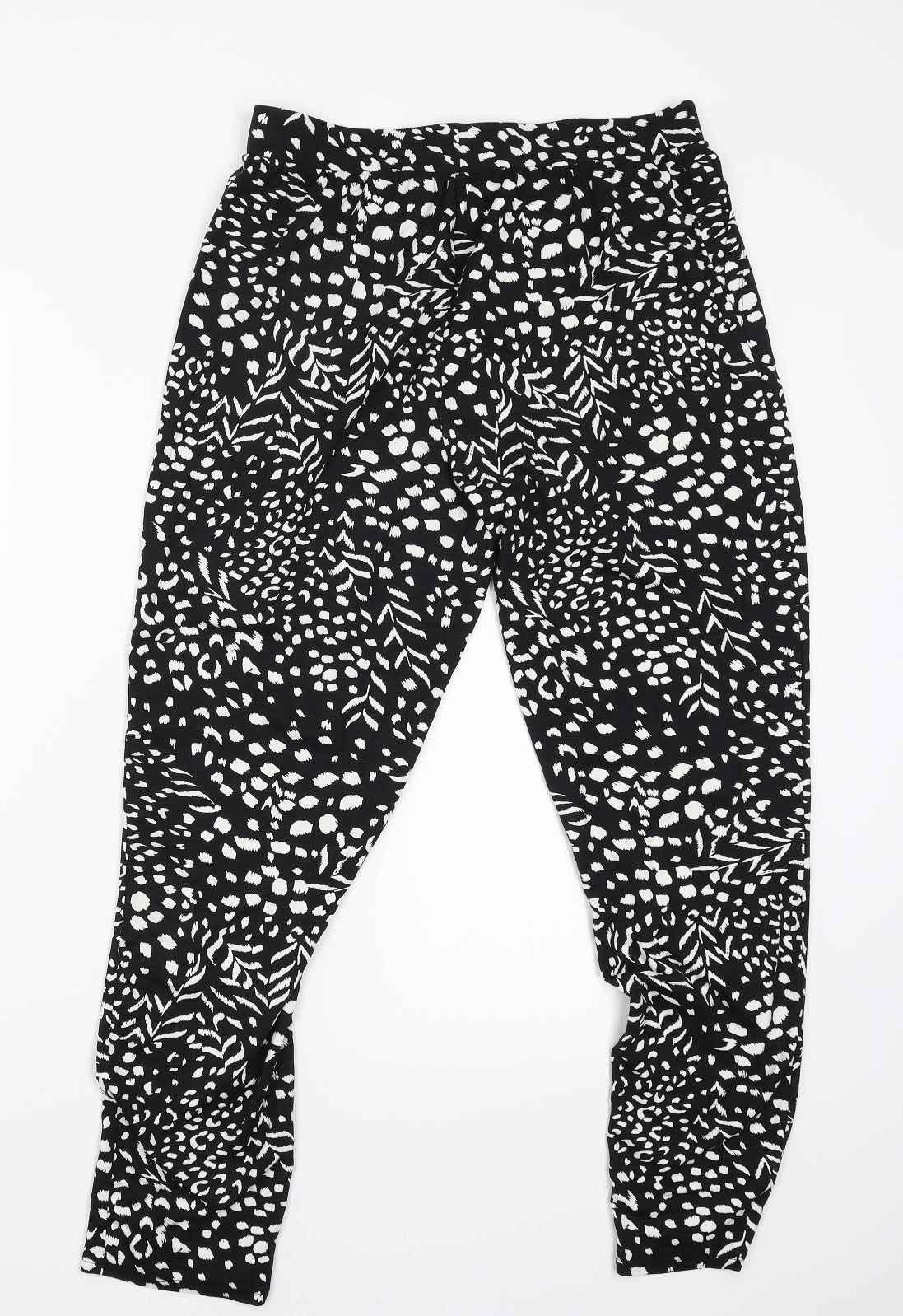 George Womens Black   Jogger Trousers Size 12 L26 in