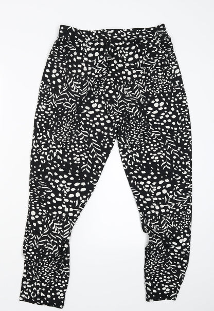 George Womens Black   Jogger Trousers Size 12 L26 in