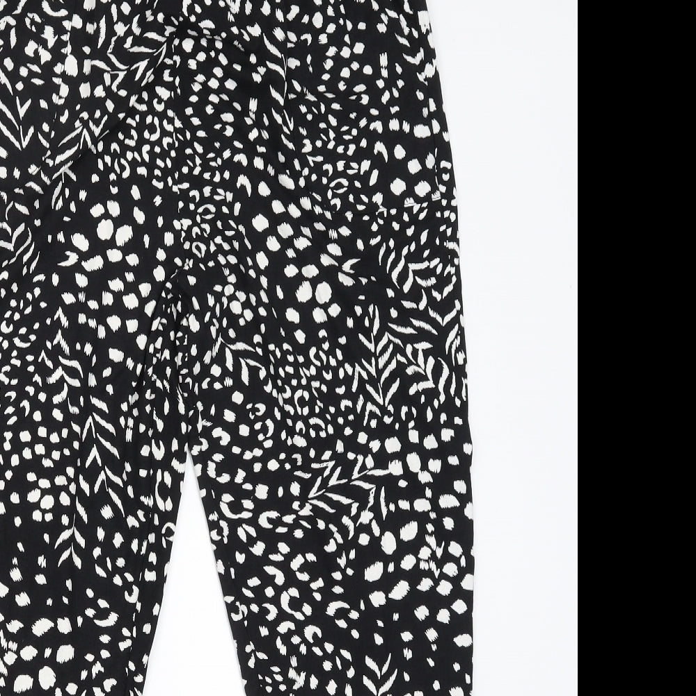 George Womens Black   Jogger Trousers Size 12 L26 in