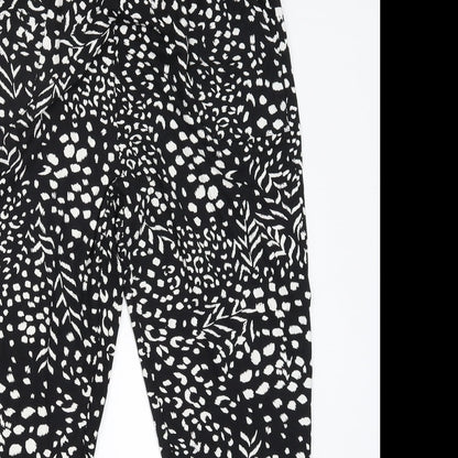 George Womens Black   Jogger Trousers Size 12 L26 in