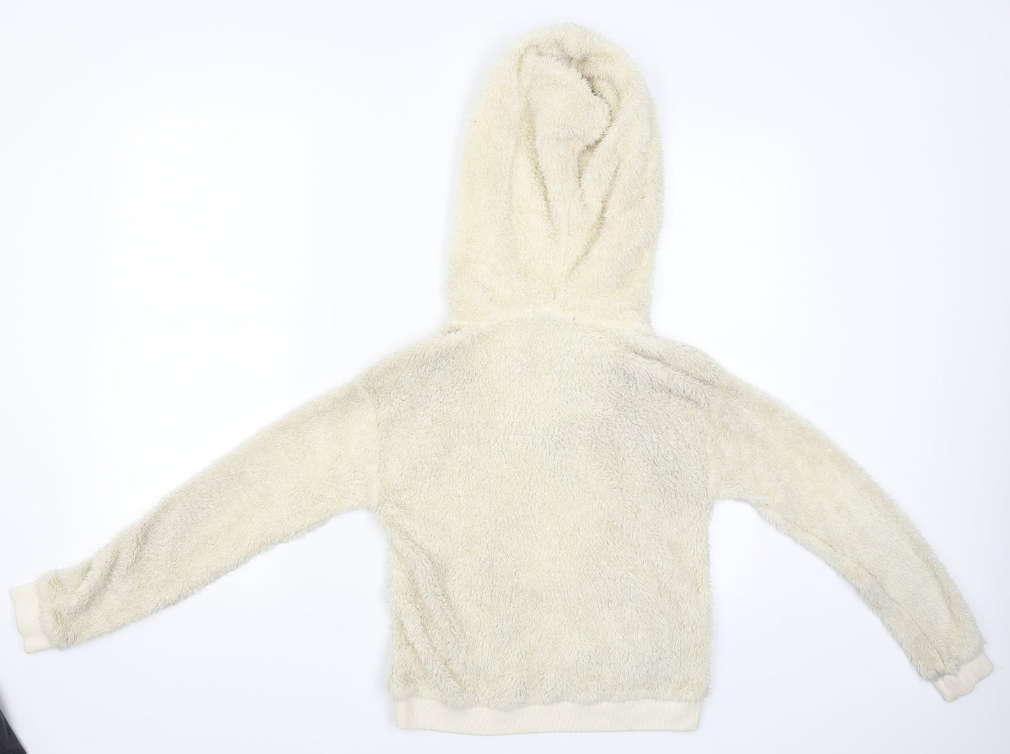 Womens UK Size S FOREVER 21 Beige Pullover Hoodie