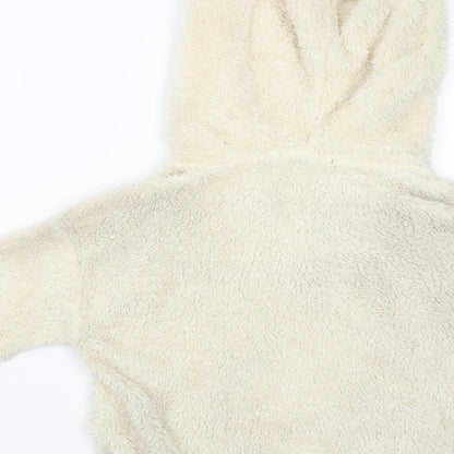 Womens UK Size S FOREVER 21 Beige Pullover Hoodie