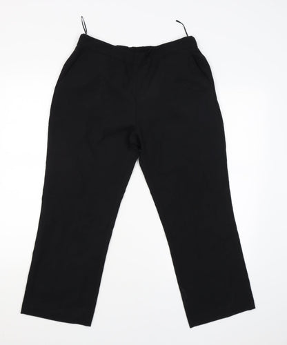 Womens UK Size 12 Preworn Regular Fit Jegging Black Trousers