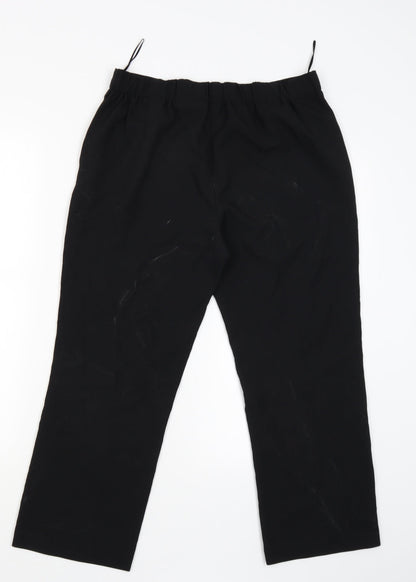 Womens UK Size 12 Preworn Regular Fit Jegging Black Trousers