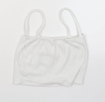 Womens UK Size 10 Missguided White Camisole Blouse