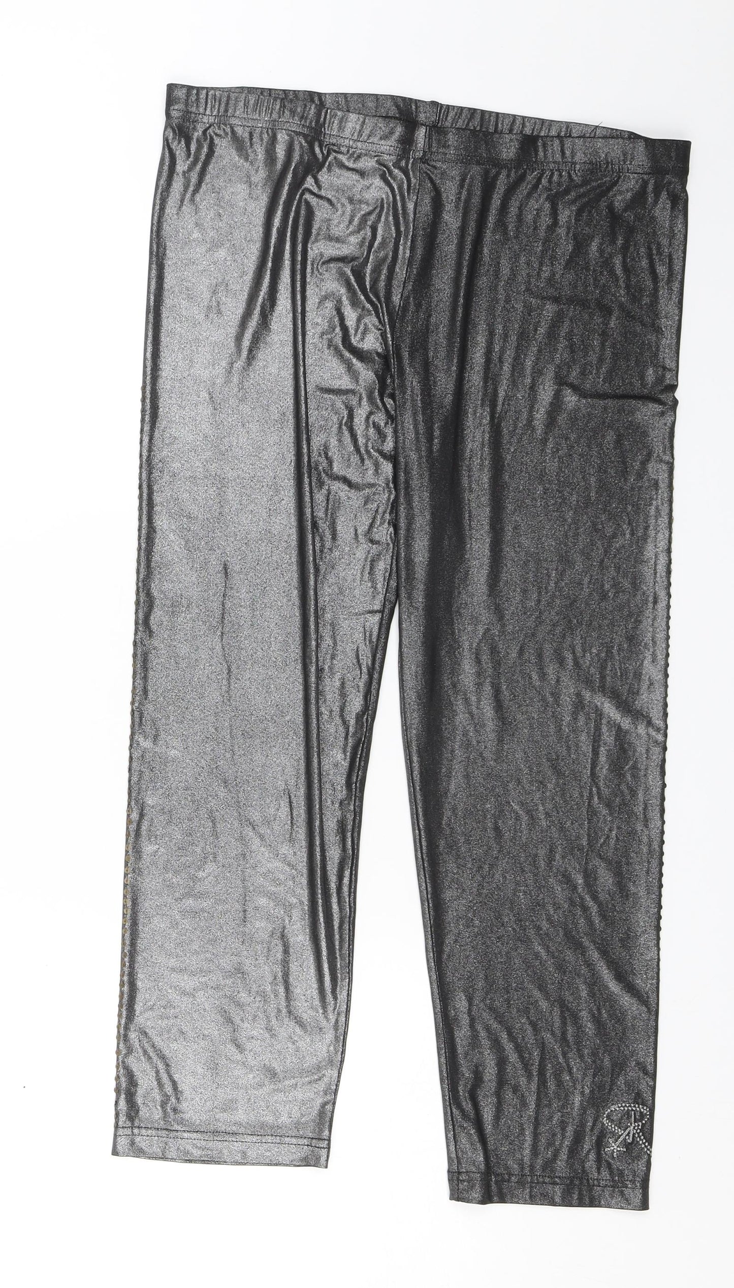 Ringspun Womens Silver   Jogger Leggings Size 4 L22 in