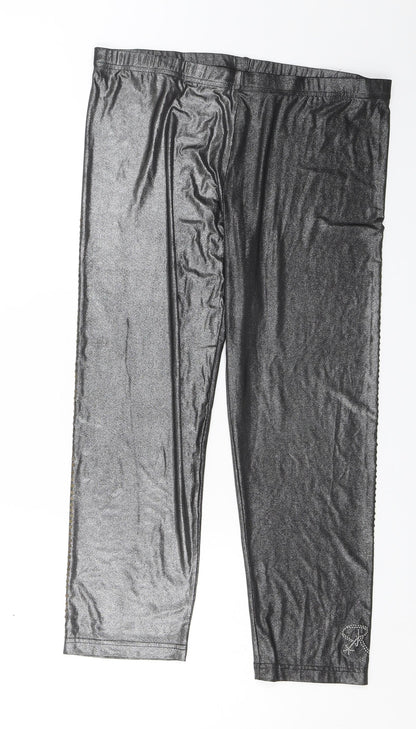 Ringspun Womens Silver   Jogger Leggings Size 4 L22 in