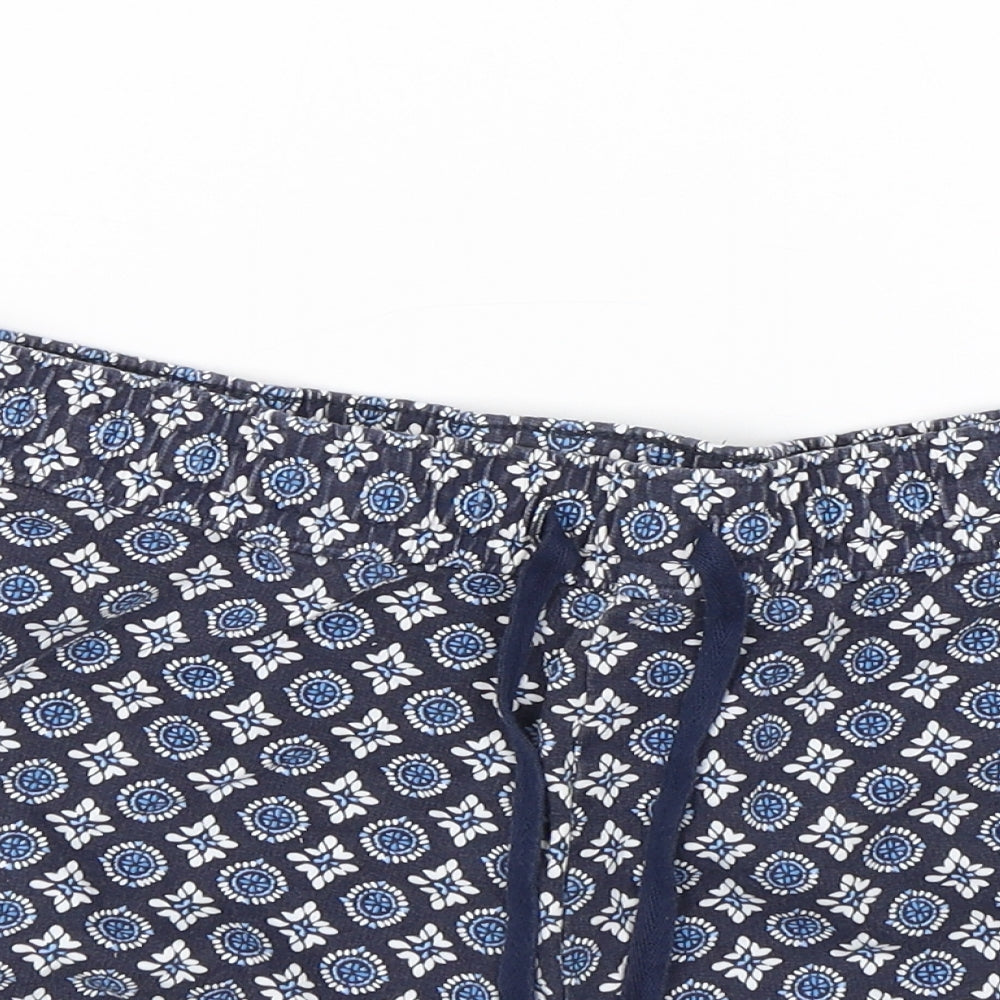 Papaya Womens Blue Floral  Hot Pants Shorts Size 12