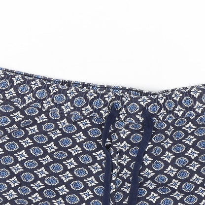 Papaya Womens Blue Floral  Hot Pants Shorts Size 12