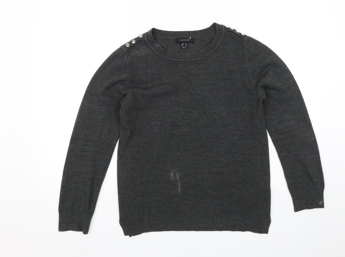Womens UK Size 12 Atmosphere Grey Pullover Jumper