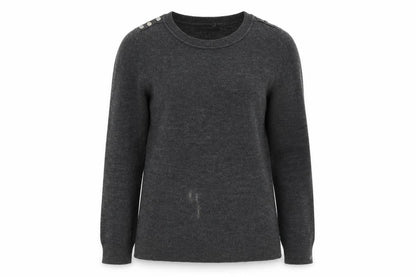 Womens UK Size 12 Atmosphere Grey Pullover Jumper