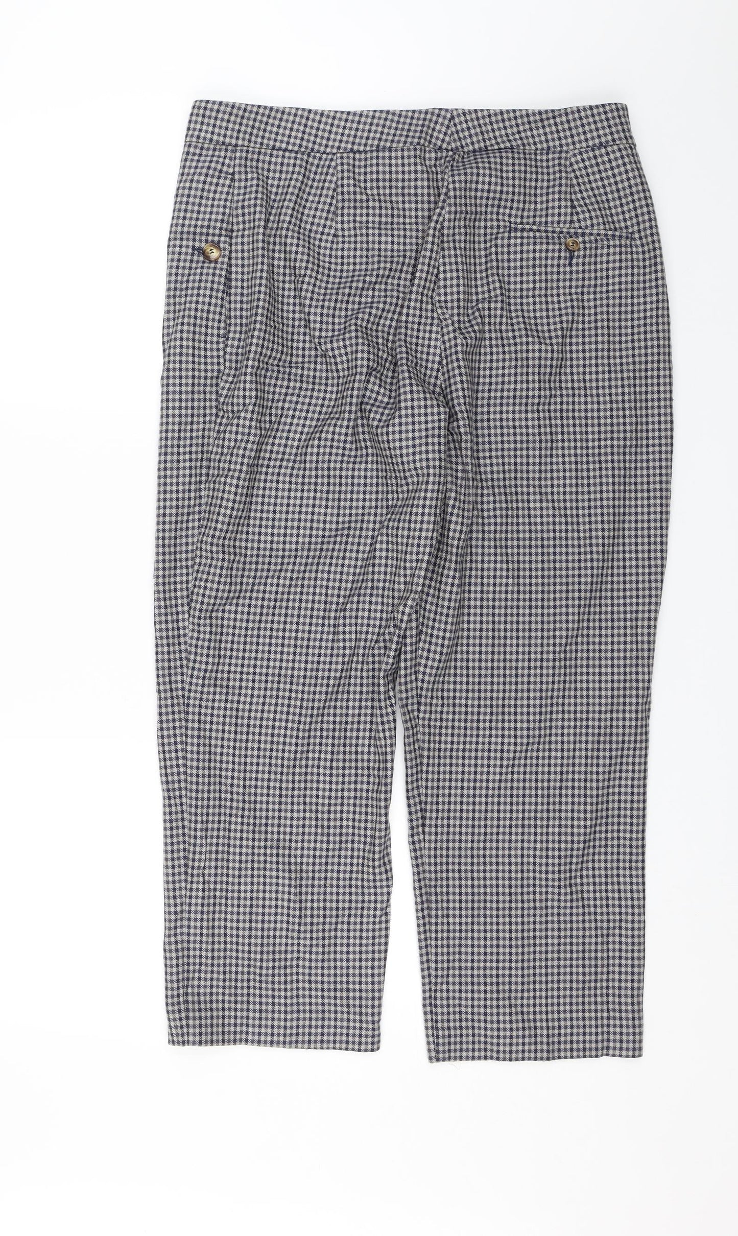 Womens UK Size 14 M&S Regular Fit  Grey Trousers