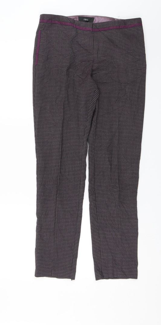 Womens UK Size 8 NEXT Regular Fit  Purple Trousers