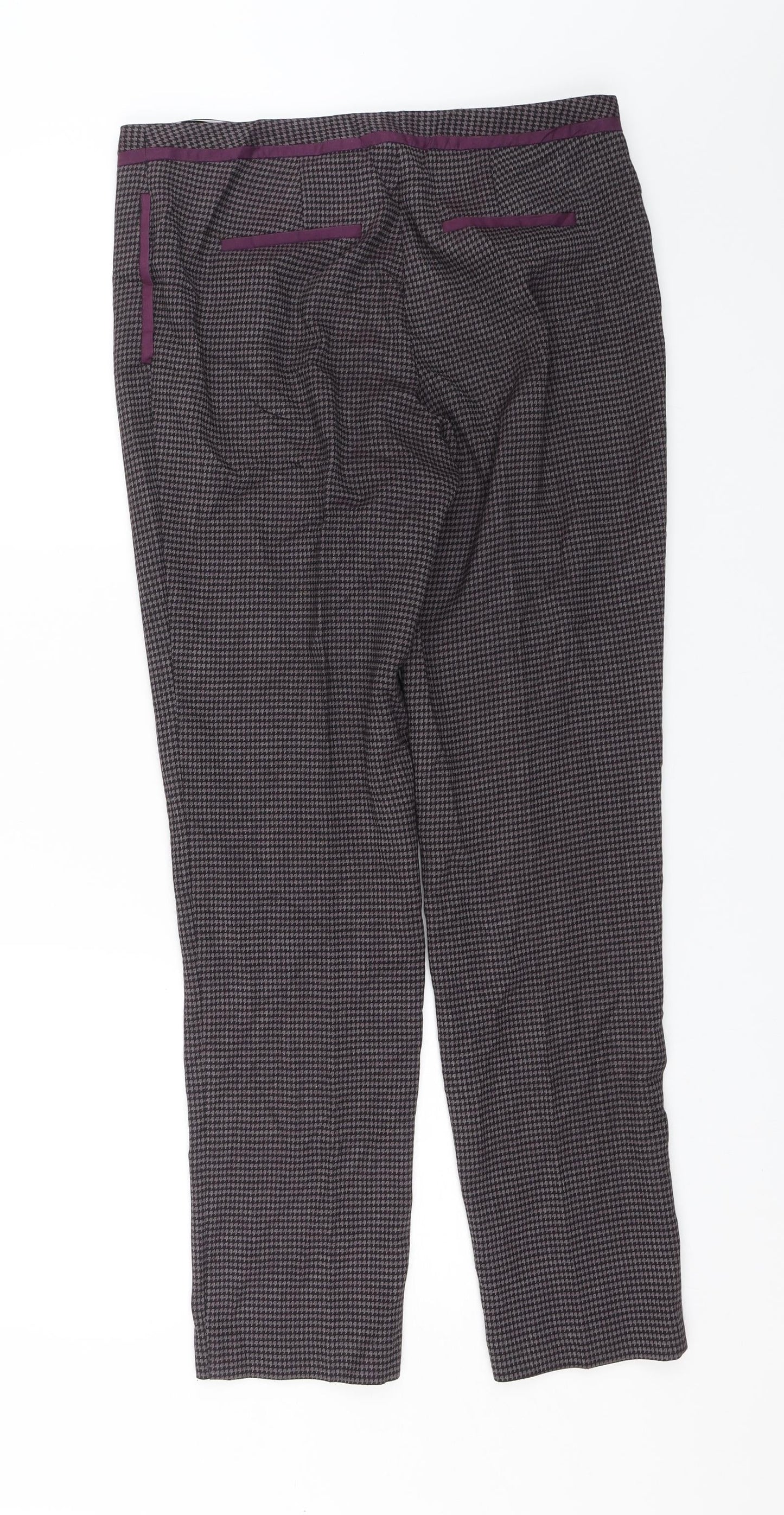 Womens UK Size 8 NEXT Regular Fit  Purple Trousers
