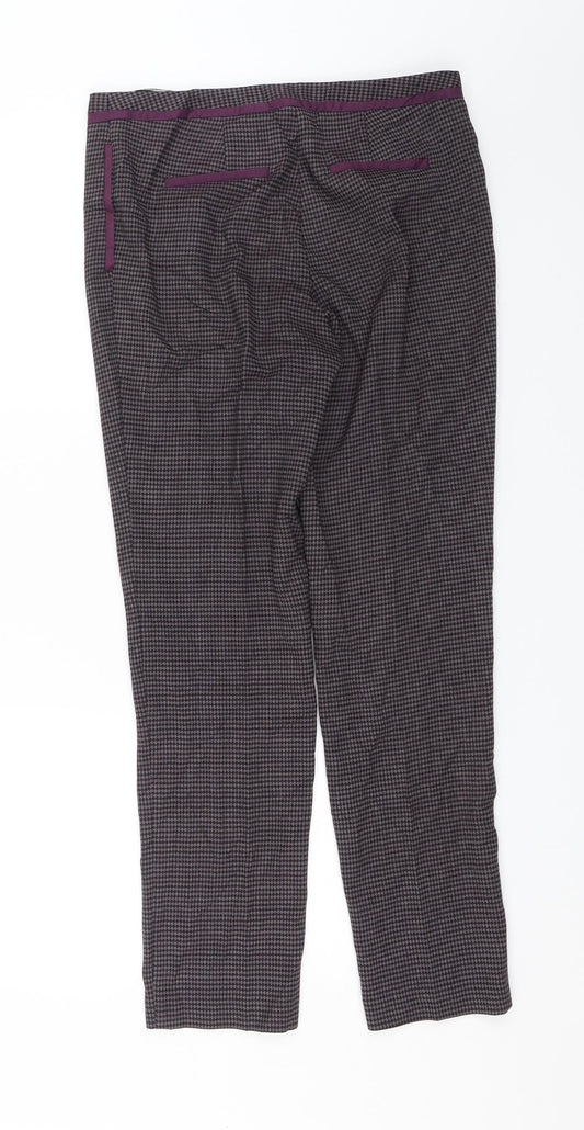 Womens UK Size 8 NEXT Regular Fit  Purple Trousers