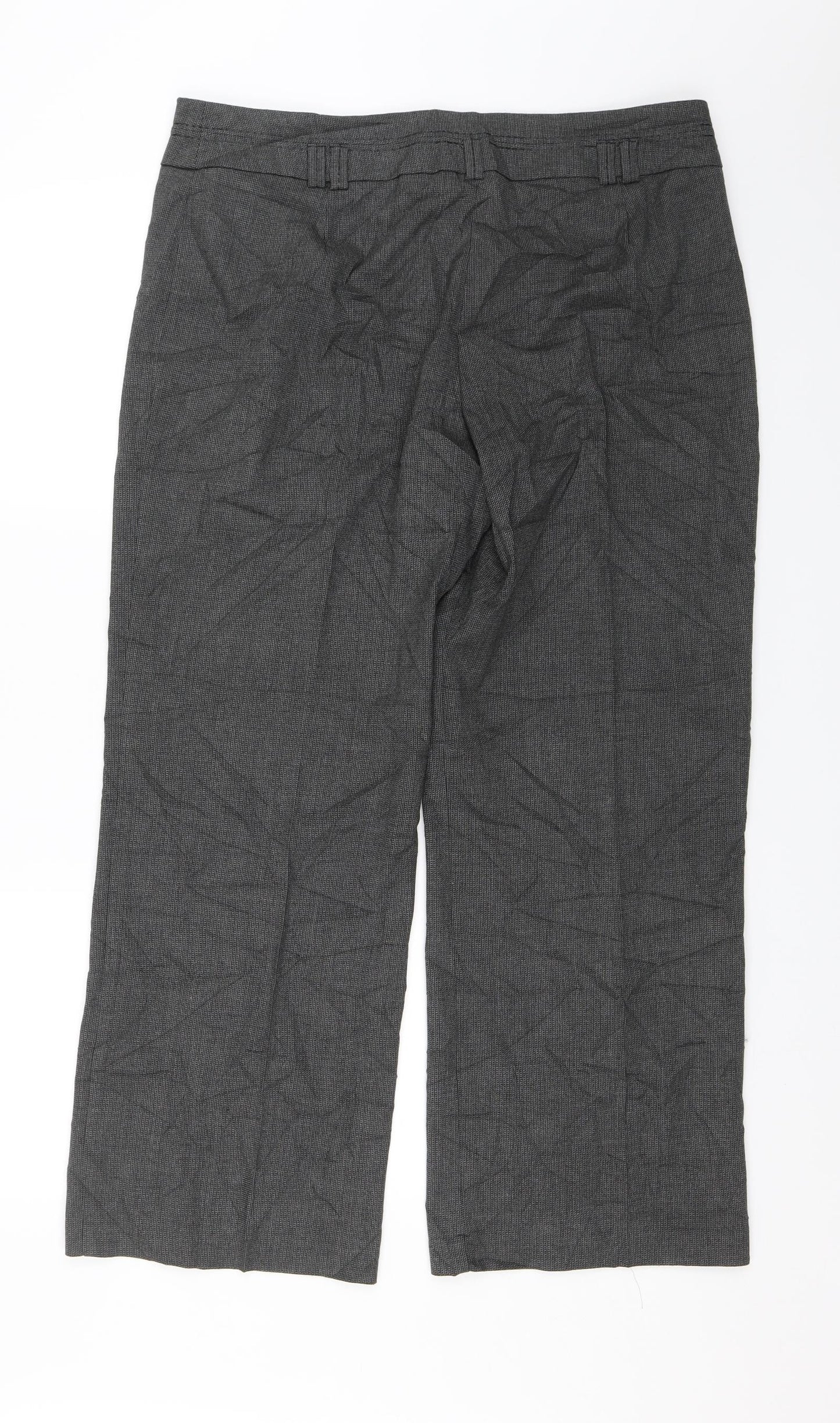 Womens UK Size 36 in Marks and Spencer Regular Fit Dress Pants Grey Trousers