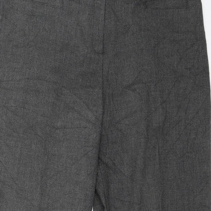 Womens UK Size 36 in Marks and Spencer Regular Fit Dress Pants Grey Trousers
