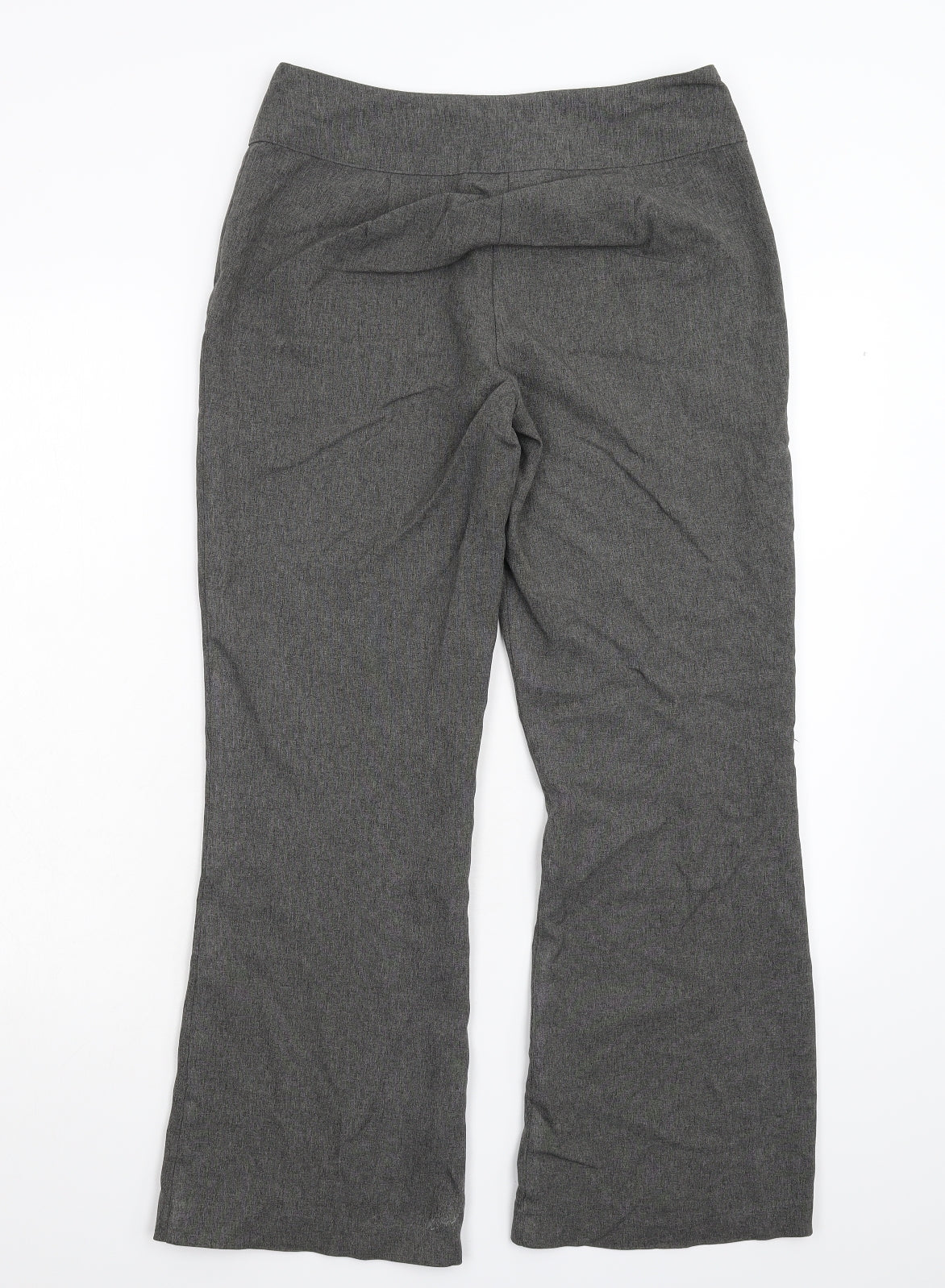 AMARANTO Womens Grey   Trousers  Size 10 L29 in