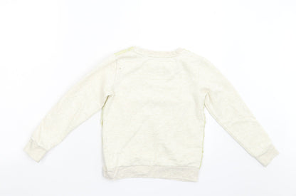 YD Girls Gold   Pullover Sweatshirt Size 8-9 Years