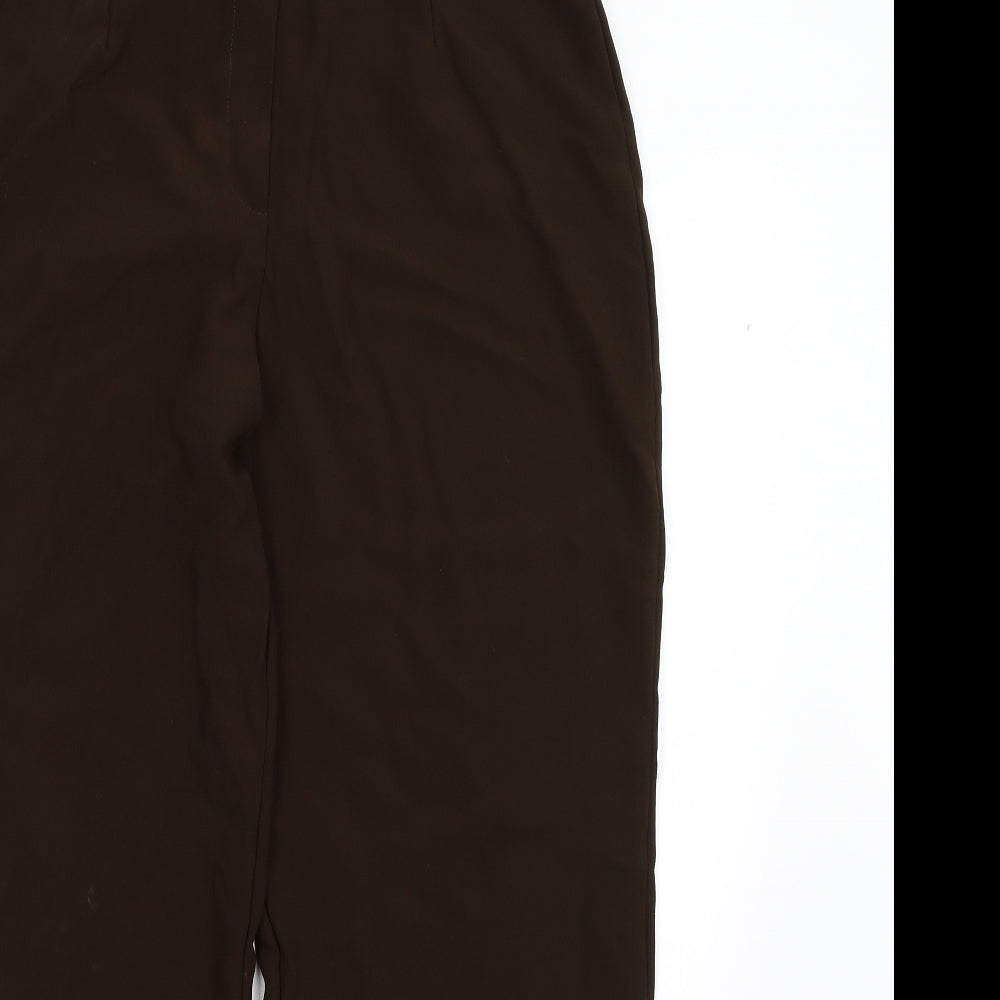 Kirgozler Womens Brown   Trousers  Size 46 L31 in