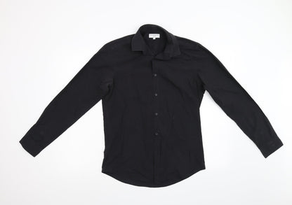 Taylor & Wright Mens Black    Button-Up Size 15
