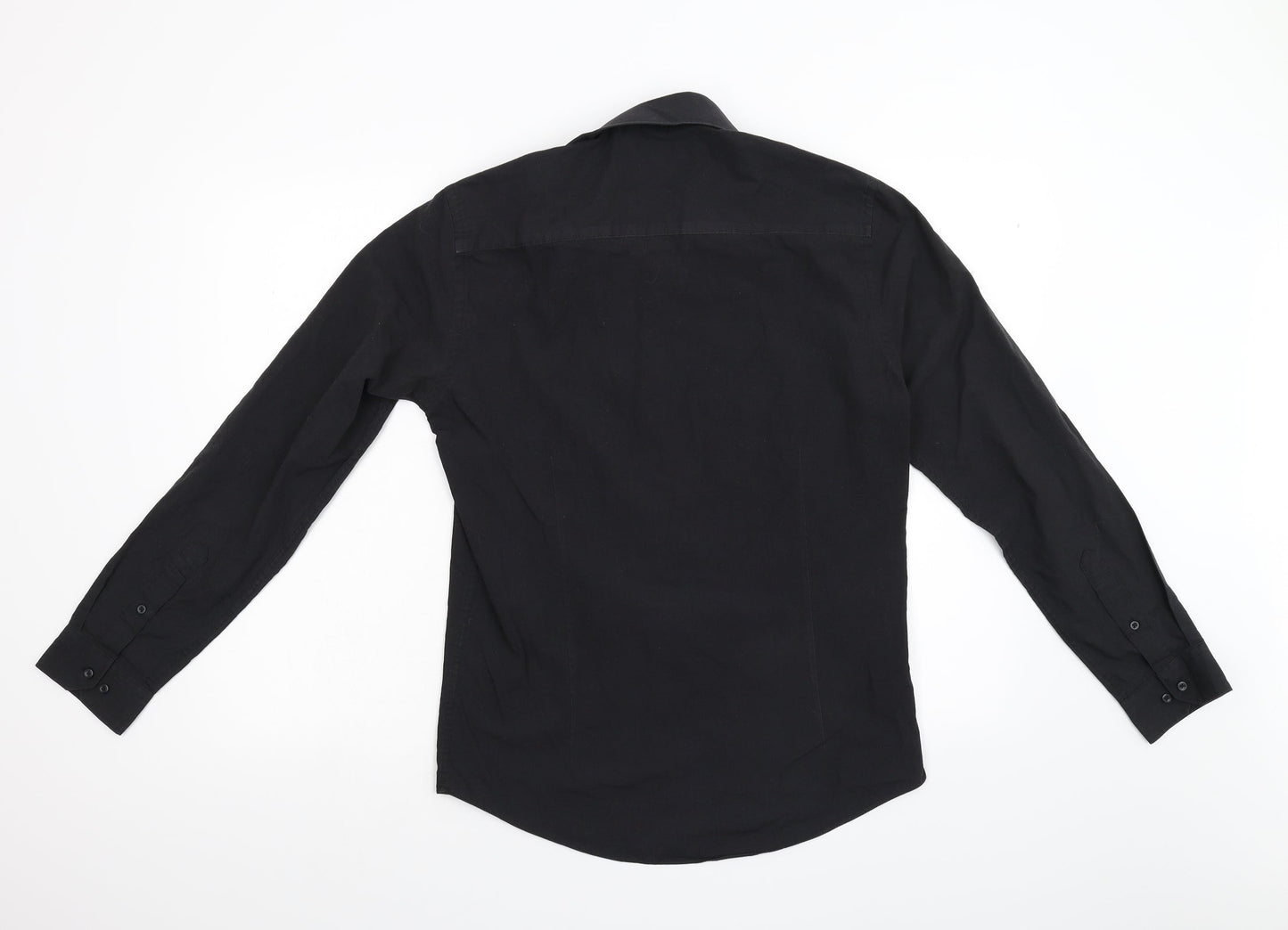 Taylor & Wright Mens Black    Button-Up Size 15