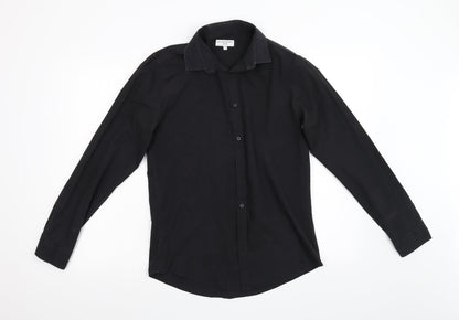 Taylor & Wright Mens Black    Button-Up Size 15