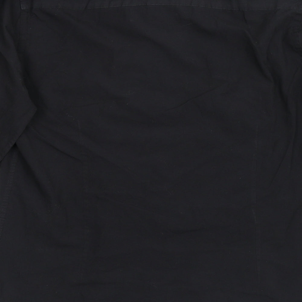 Taylor & Wright Mens Black    Button-Up Size 15