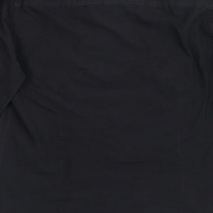Taylor & Wright Mens Black    Button-Up Size 15