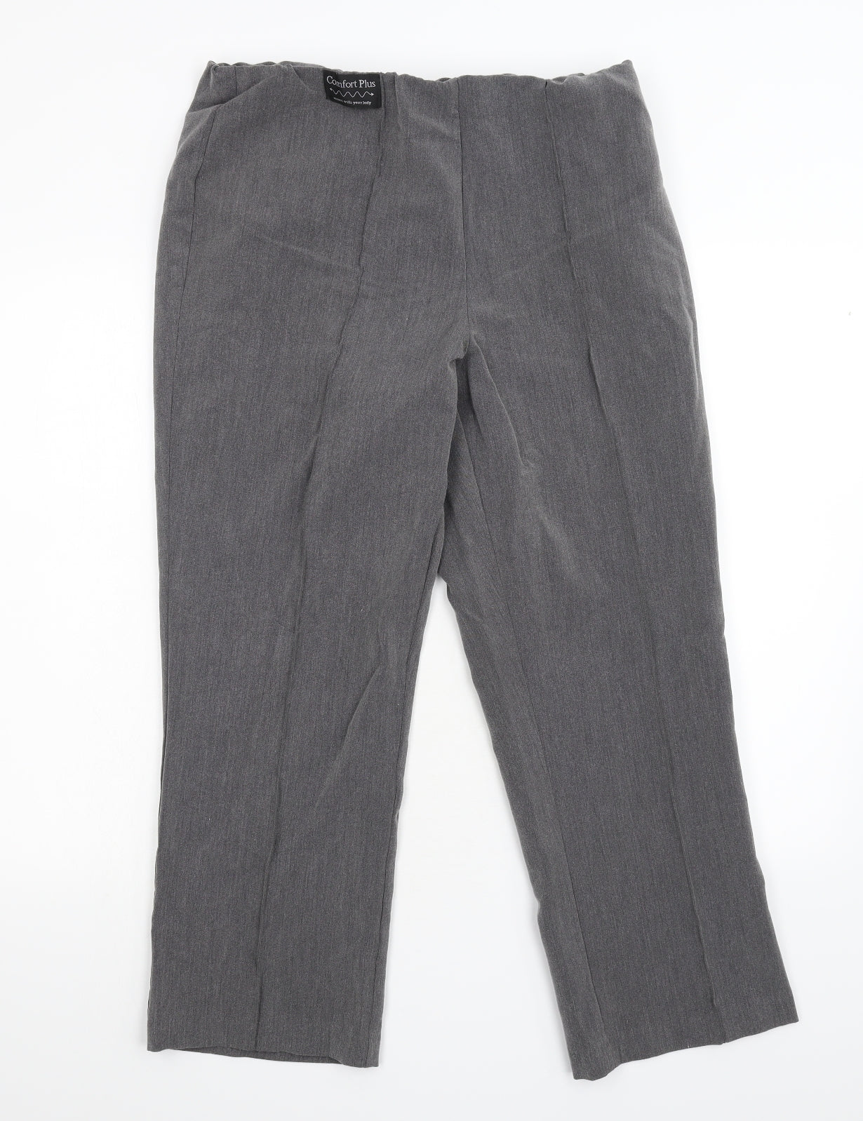 Womens UK Size 14 Vida Vi Regular Fit  Grey Trousers