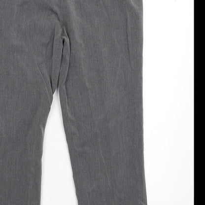 Womens UK Size 14 Vida Vi Regular Fit  Grey Trousers