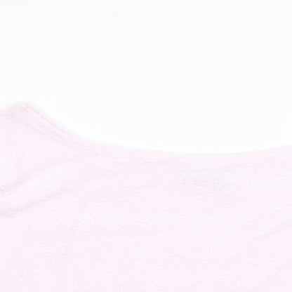 ASOS Womens Pink  Fleece Pullover Jumper Size 10