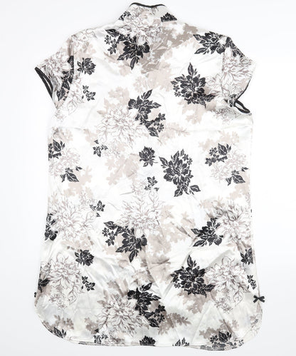 Intrigue Womens White Floral  Pencil Dress  Size 12