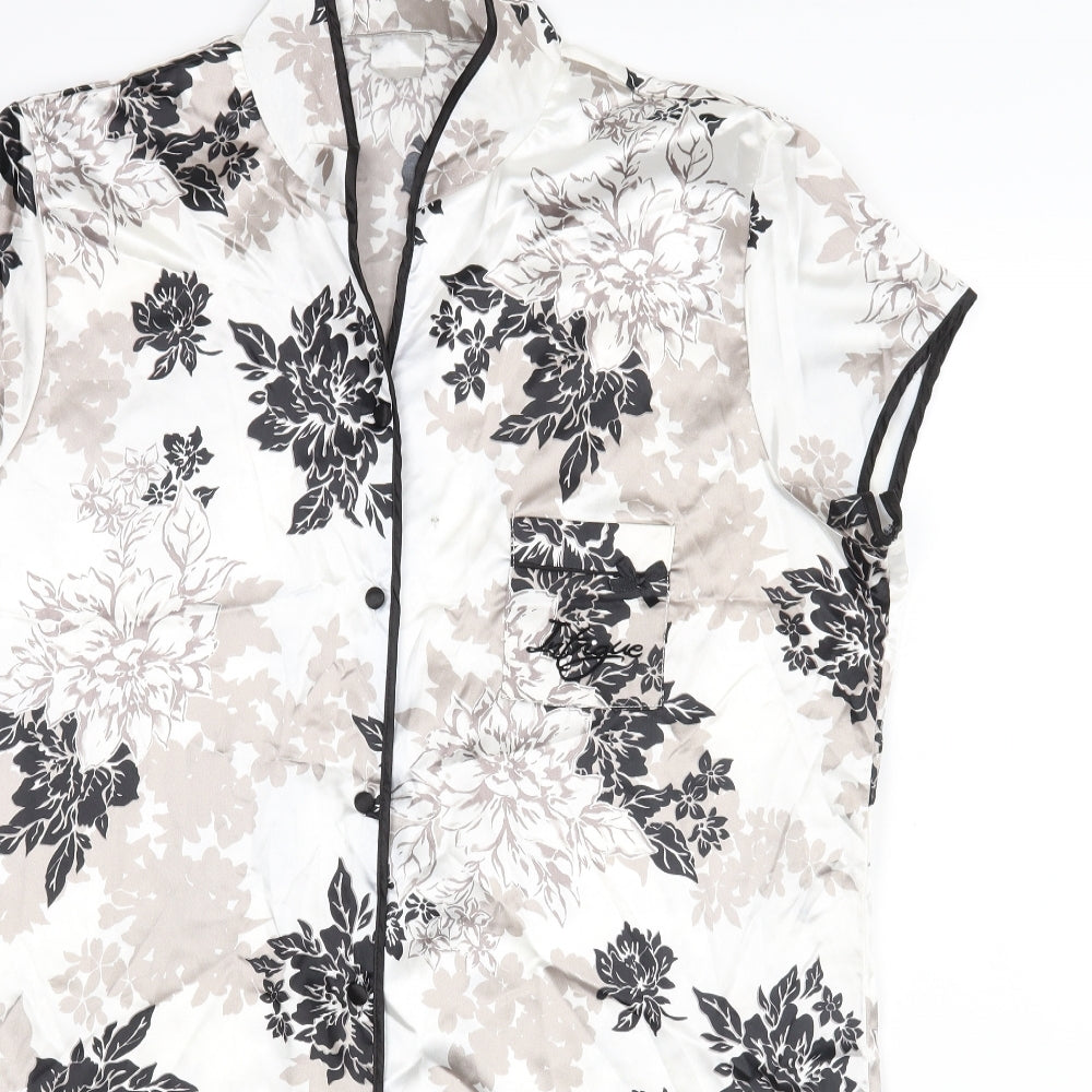 Intrigue Womens White Floral  Pencil Dress  Size 12