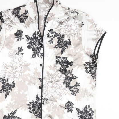 Intrigue Womens White Floral  Pencil Dress  Size 12