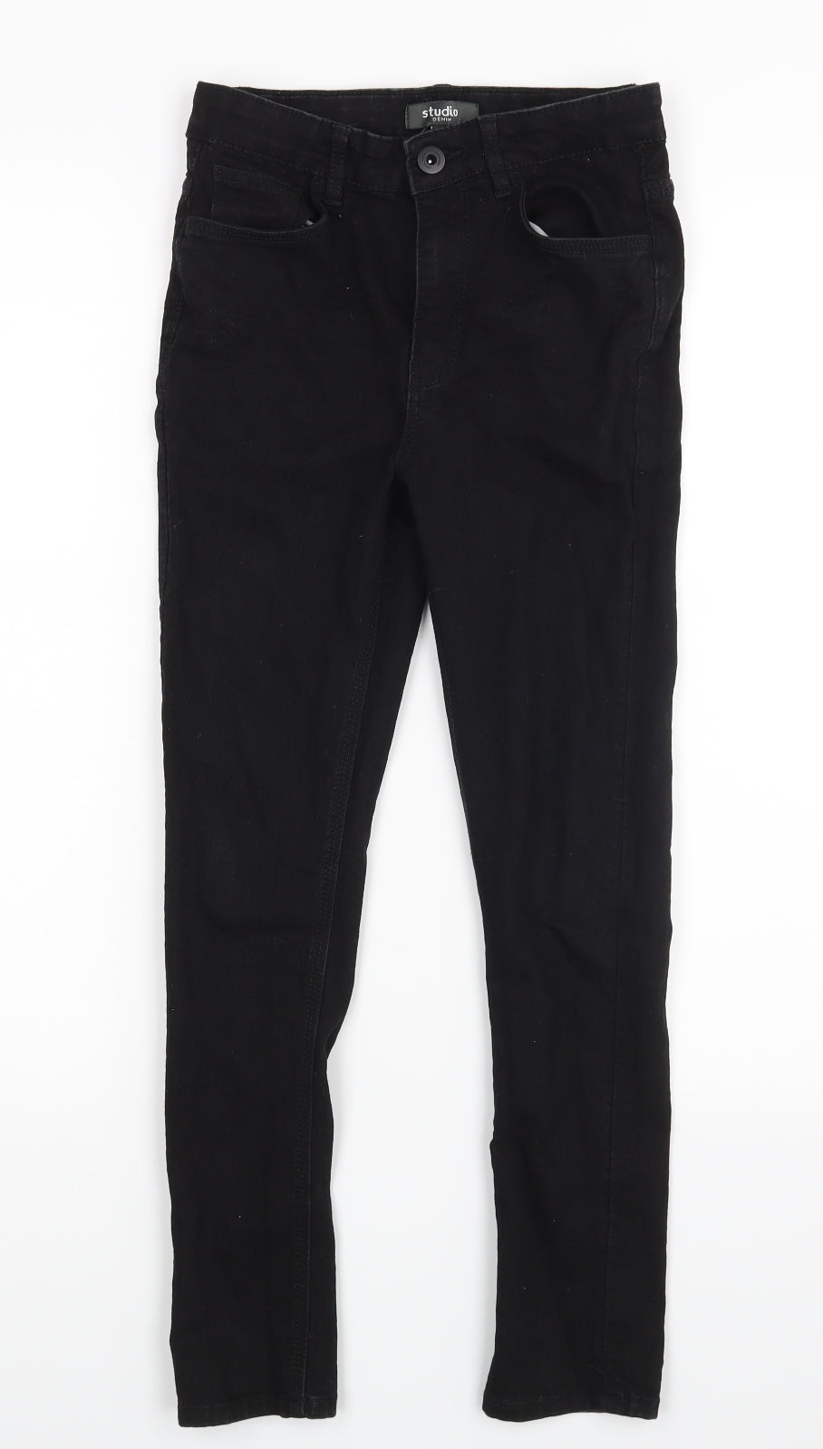 Studio Denim Girls Black   Skinny Jeans Size 10-11 Years