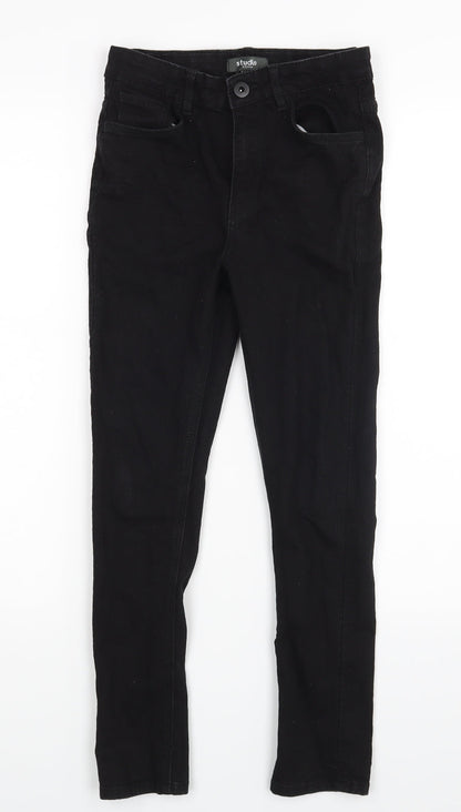 Studio Denim Girls Black   Skinny Jeans Size 10-11 Years