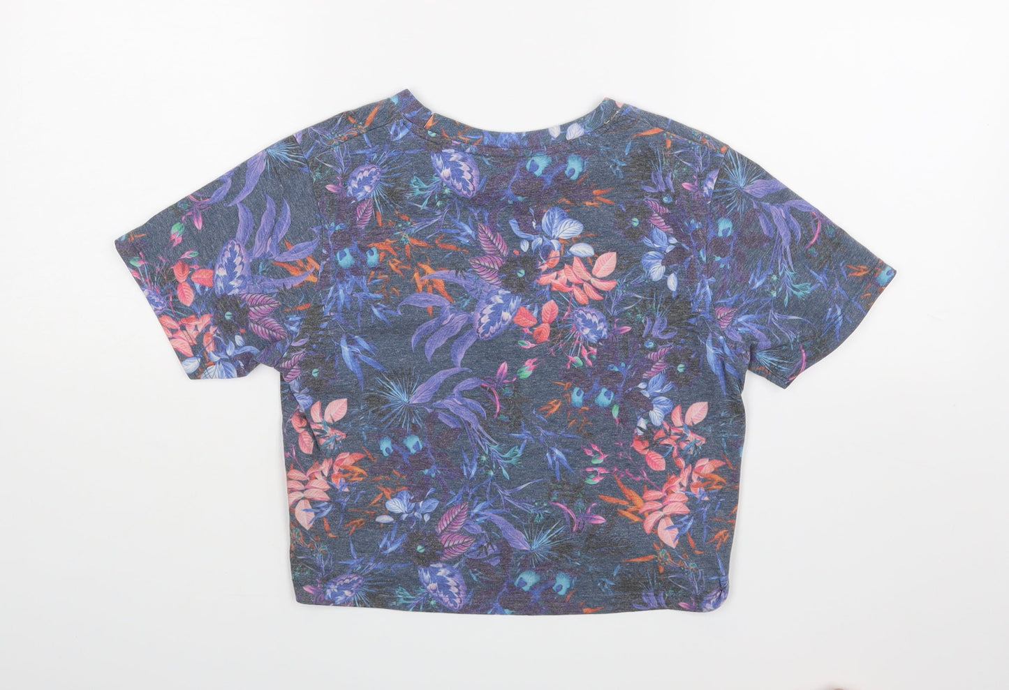 Hype Girls Multicoloured Floral  Pullover T-Shirt Size 13 Years