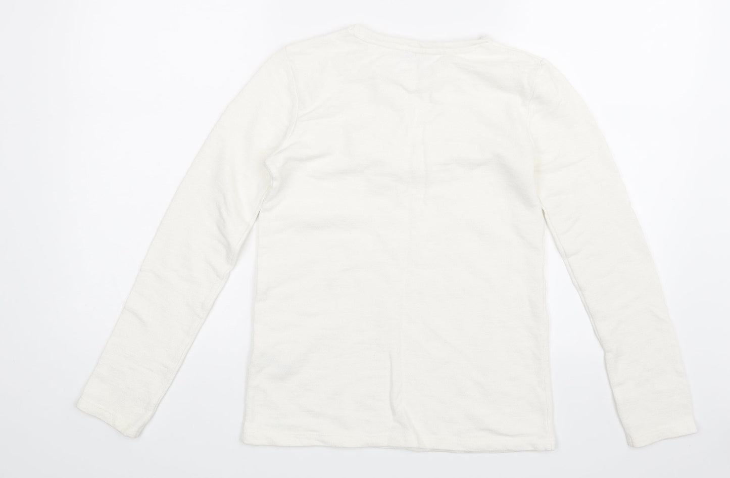 F&F Girls White  Rayon  Jumper Size 11-12 Years