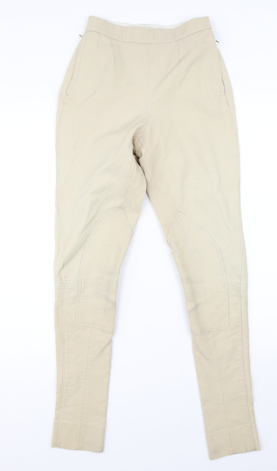 Womens UK Size 23 in Preworn Regular Fit  Beige Trousers