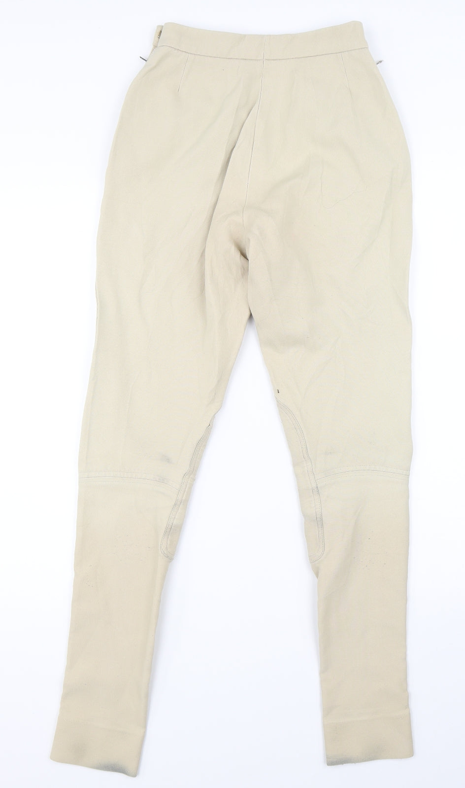 Womens UK Size 23 in Preworn Regular Fit  Beige Trousers