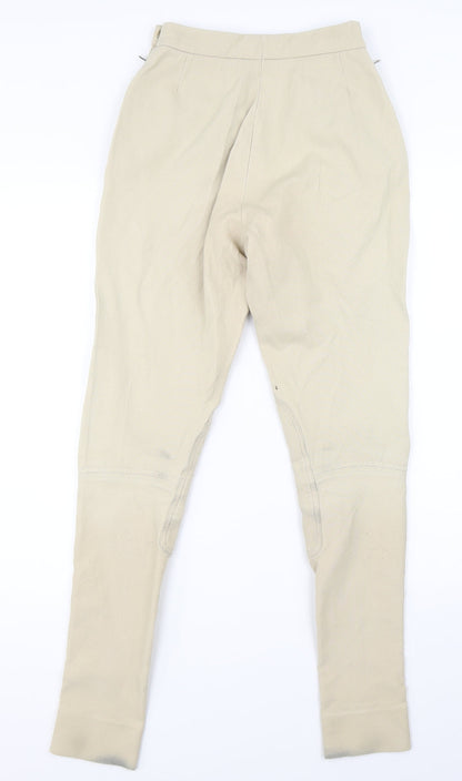 Womens UK Size 23 in Preworn Regular Fit  Beige Trousers
