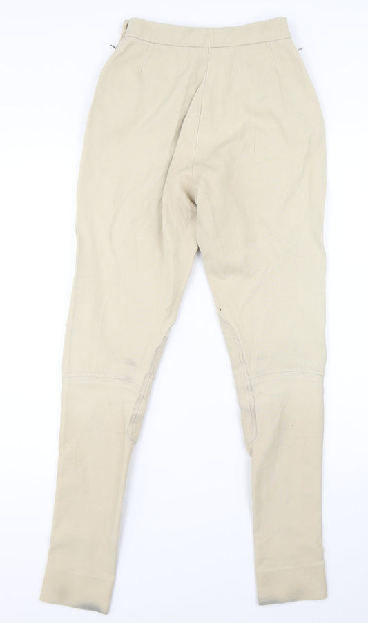 Womens UK Size 23 in Preworn Regular Fit  Beige Trousers