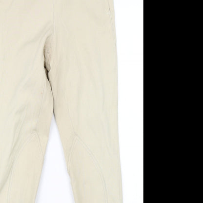 Womens UK Size 23 in Preworn Regular Fit  Beige Trousers