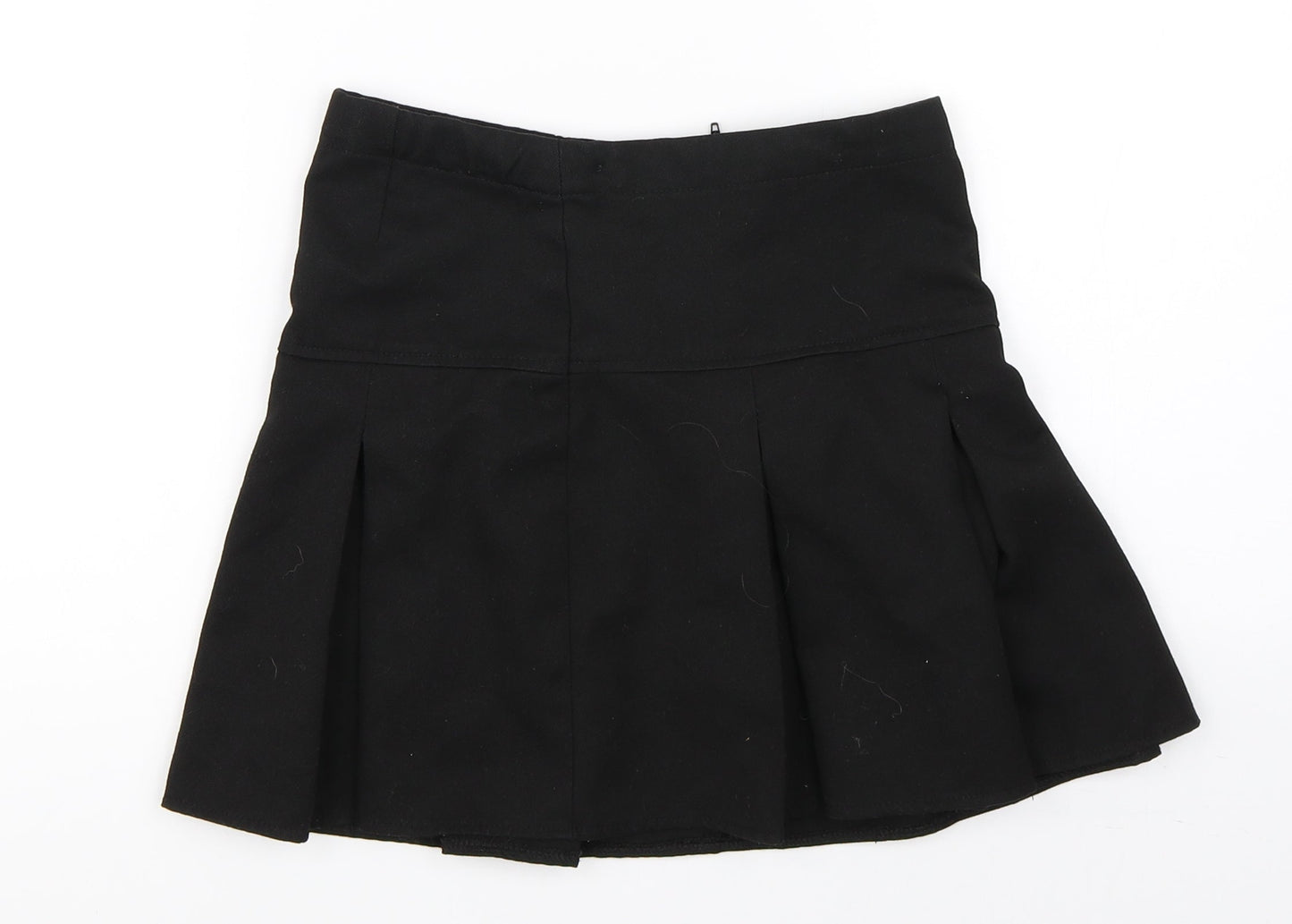 Next School Girls Black   Skater Skirt Size 8 Years - school