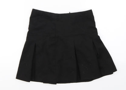 Next School Girls Black   Skater Skirt Size 8 Years - school