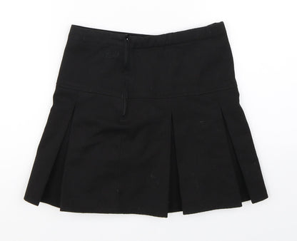 Next School Girls Black   Skater Skirt Size 8 Years - school