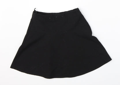 George Girls Black   Skater Skirt Size 7-8 Years