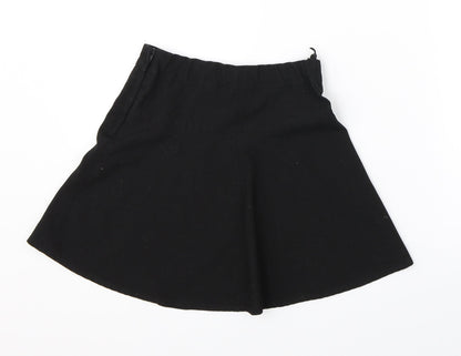 George Girls Black   Skater Skirt Size 7-8 Years